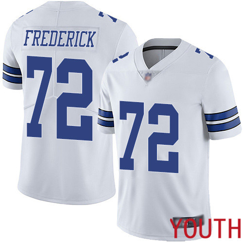 Youth Dallas Cowboys Limited White Travis Frederick Road #72 Vapor Untouchable NFL Jersey->women nfl jersey->Women Jersey
